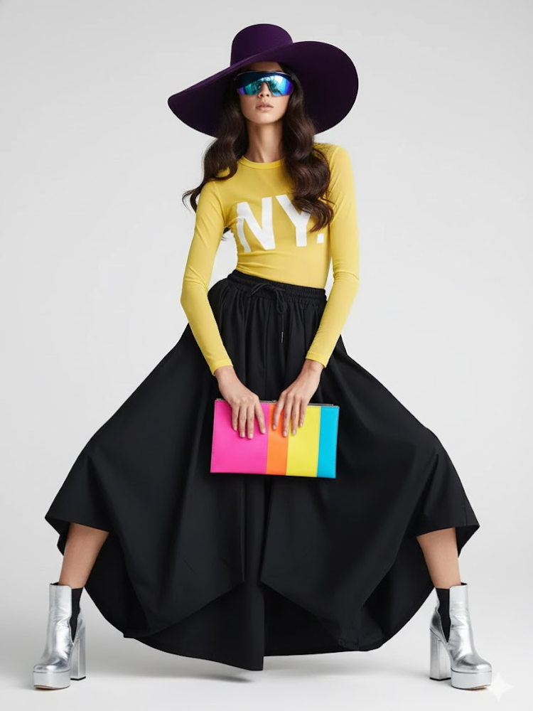 Women's Extra Wide Trousers THE BRONX NYFW New Colecction BYMANYC ® New York - BYMANYC ® New York  