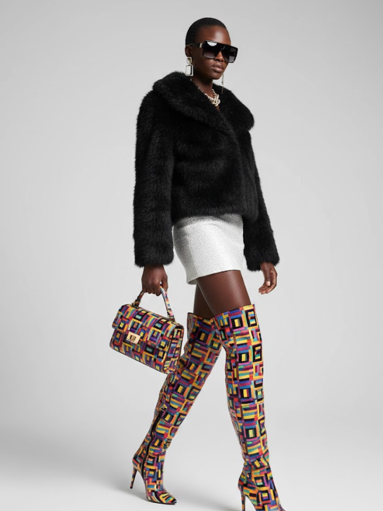 Women's Faux Fur Jacket CHELSEA New Collection Couture in Manhattan BYMANYC ® New York - BYMANYC ® New York  