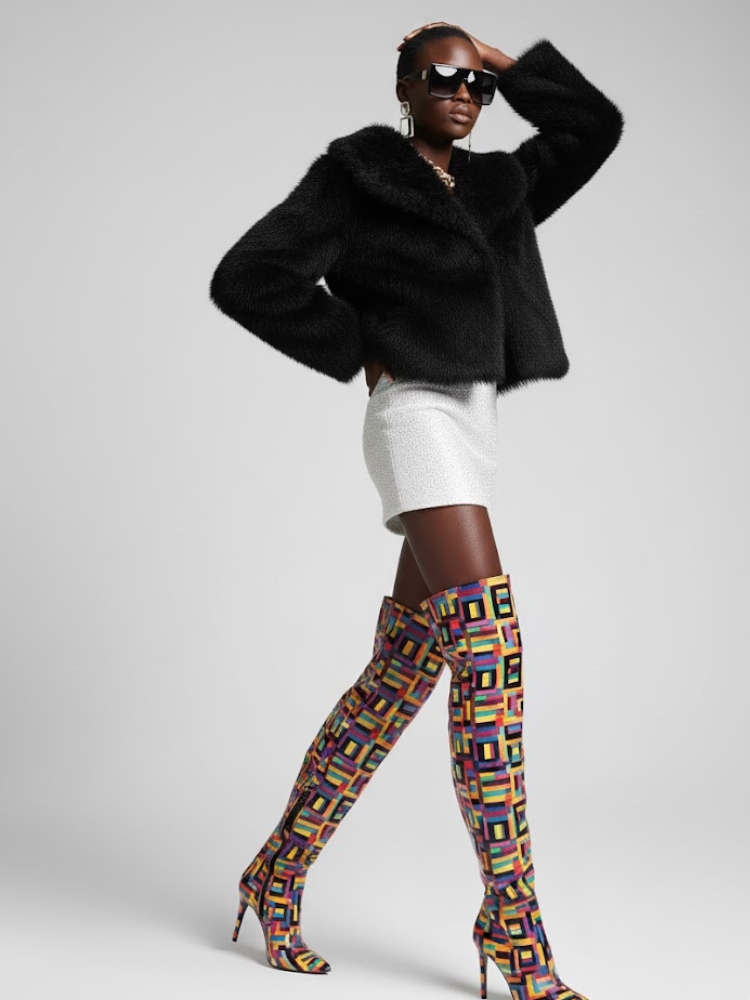 Women's Faux Fur Jacket CHELSEA New Collection Couture in Manhattan BYMANYC ® New York - BYMANYC ® New York  