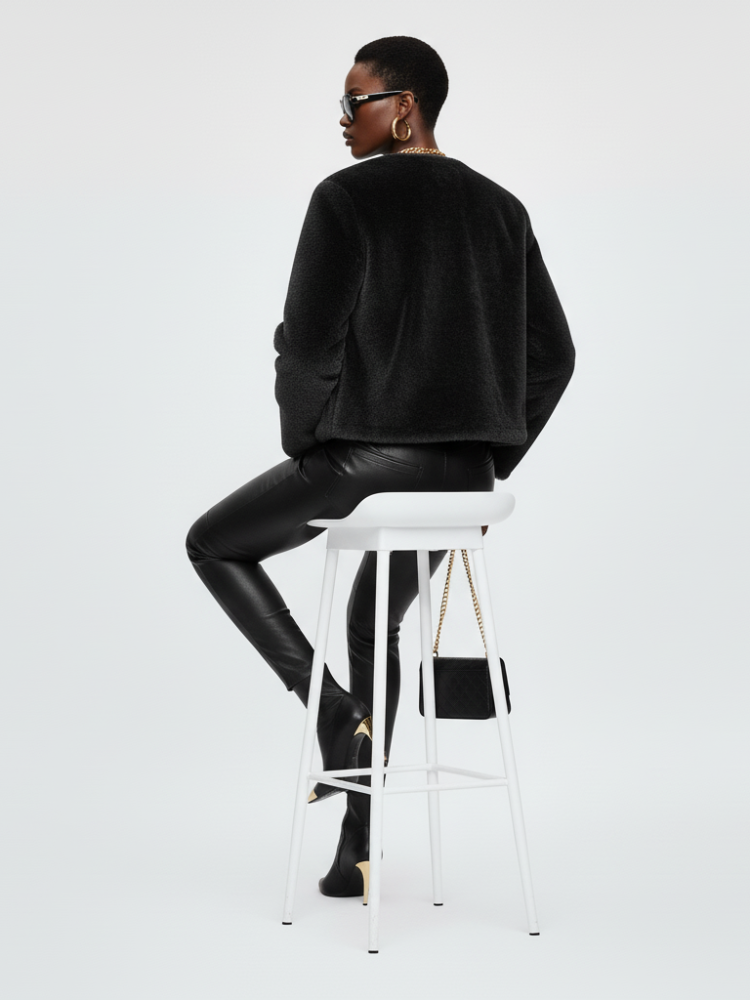 Women's Faux Fur Jacket MEATPACKING DISTRICT ECO FASHION BYMANYC ® New York - BYMANYC ® New York  