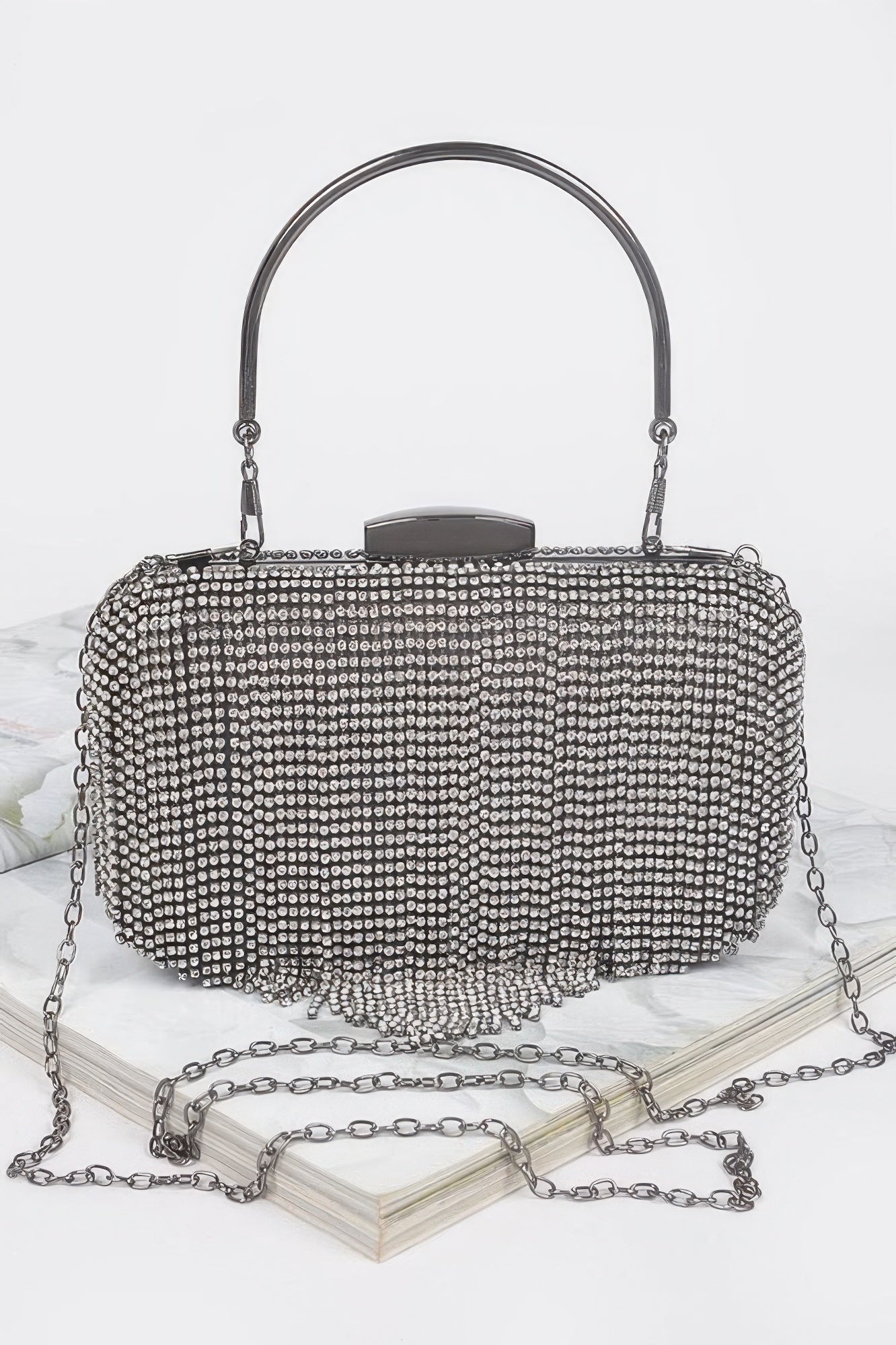  Women's Handbag Rhinestone Fringe Clutch - BROADWAY - BYMANYC ® New York  NYC Wholesale Boutique Inventory - No MOQ & Ready to Ship