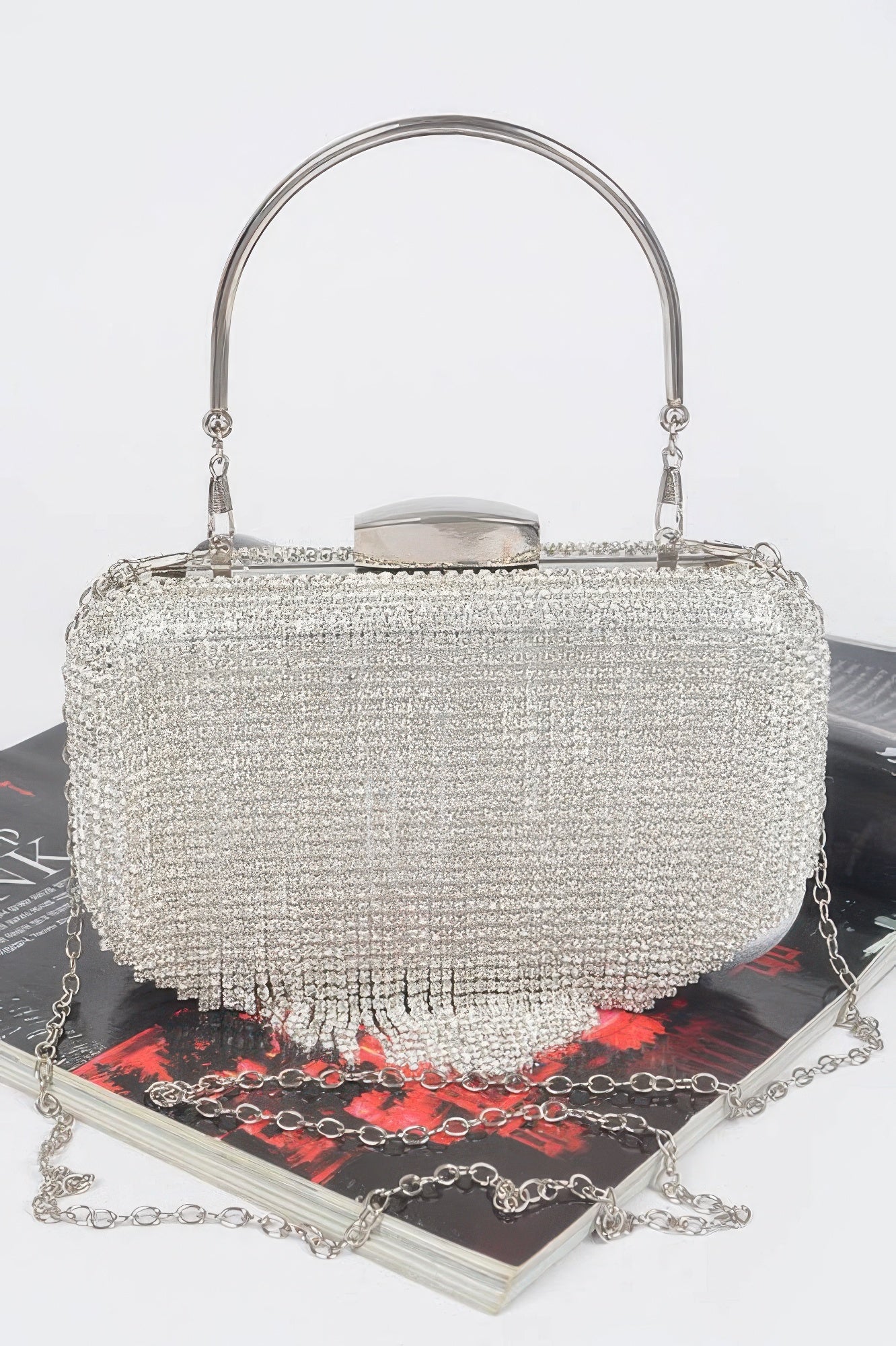  Women's Handbag Rhinestone Fringe Clutch - BROADWAY - BYMANYC ® New York  NYC Wholesale Boutique Inventory - No MOQ & Ready to Ship