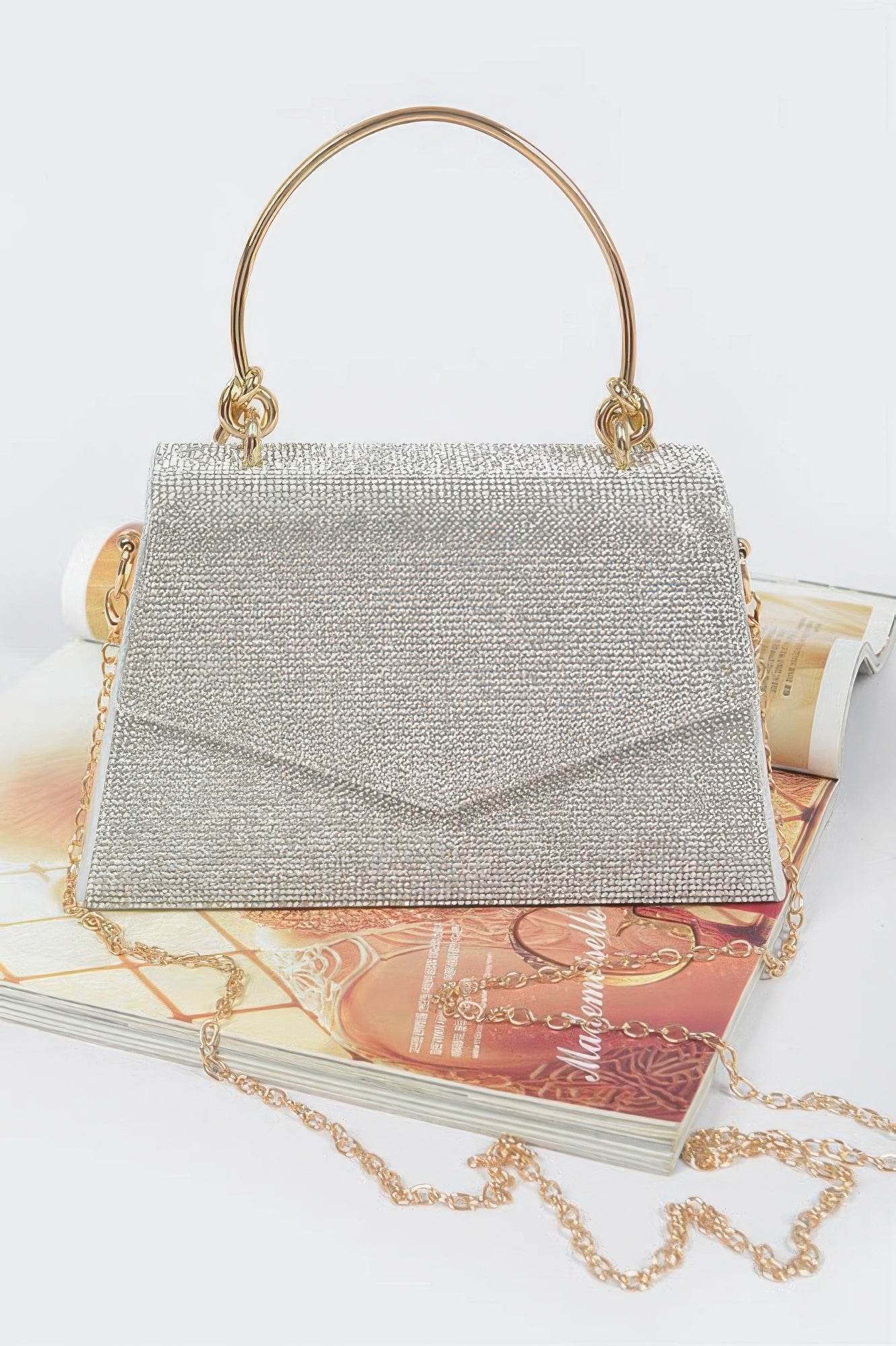  Women's Handbag Rhinestone Metal Handle - SOHO - BYMANYC ® New York  NYC Wholesale Boutique Inventory - No MOQ & Ready to Ship