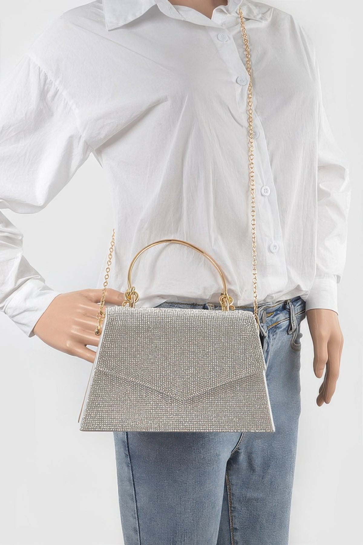  Women's Handbag Rhinestone Metal Handle - SOHO - BYMANYC ® New York  NYC Wholesale Boutique Inventory - No MOQ & Ready to Ship