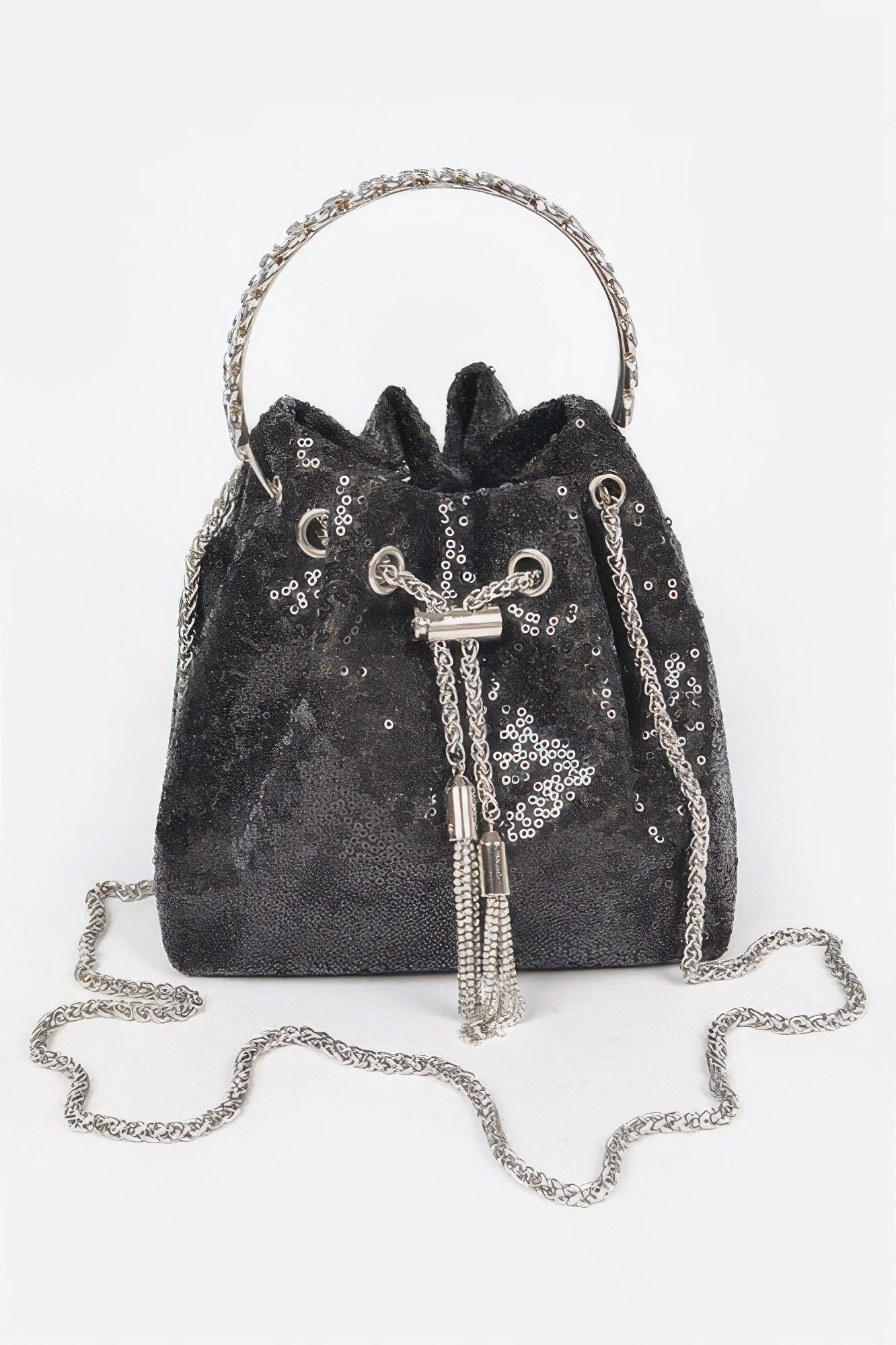  Women's Handbag Sequins Bucket Bag - NOHO - BYMANYC ® New York  NYC Wholesale Boutique Inventory - No MOQ & Ready to Ship