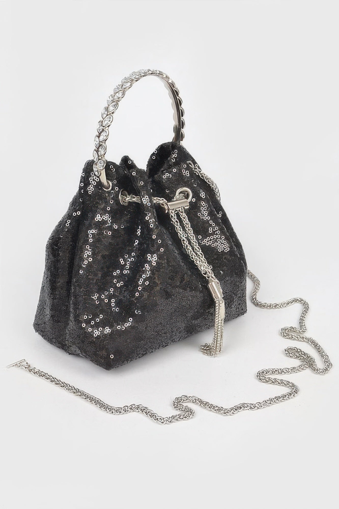  Women's Handbag Sequins Bucket Bag - NOHO - BYMANYC ® New York  NYC Wholesale Boutique Inventory - No MOQ & Ready to Ship