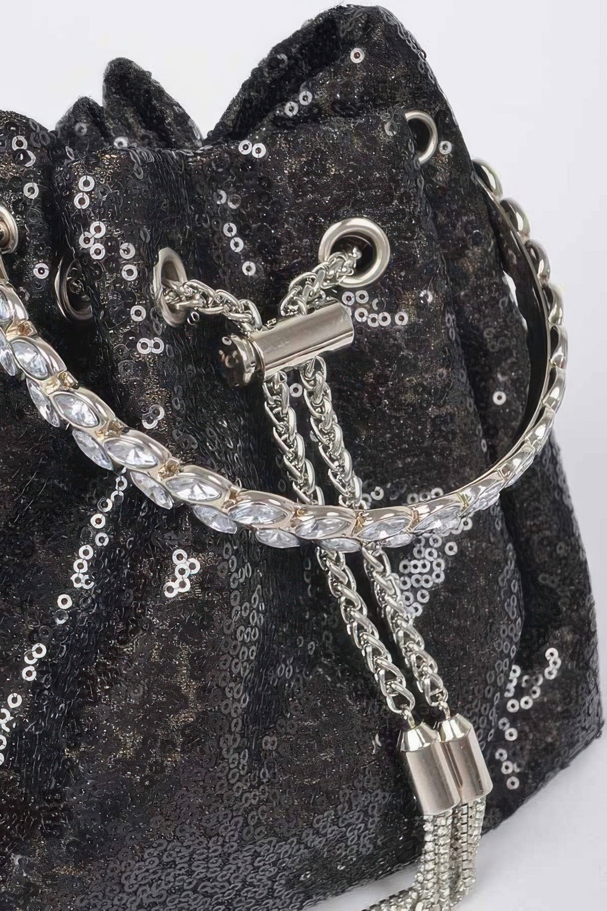  Women's Handbag Sequins Bucket Bag - NOHO - BYMANYC ® New York  NYC Wholesale Boutique Inventory - No MOQ & Ready to Ship