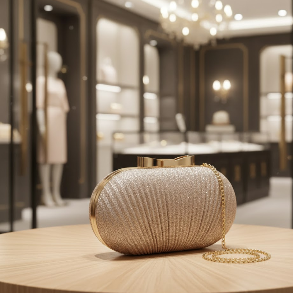 Women's Handbags: Broadway Glam Clutch | Manhattan Chic Collection BYMANYC ® New York - BYMANYC ® New York  