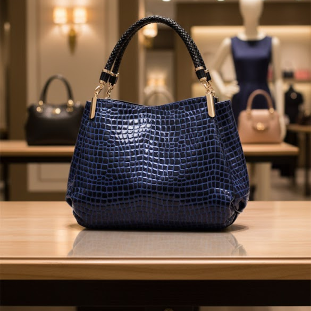 Women's Handbags: Central Park Stitch Satchel | Manhattan Chic Collection BYMANYC ® New York - BYMANYC ® New York  