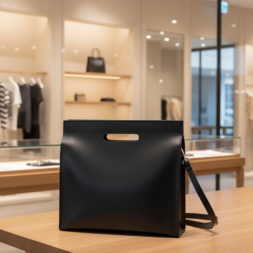  Women's Handbags: Minimalist Cutout Tote | Manhattan Chic Collection BYMANYC ® New York  NYC Wholesale Boutique Inventory - No MOQ & Ready to Ship