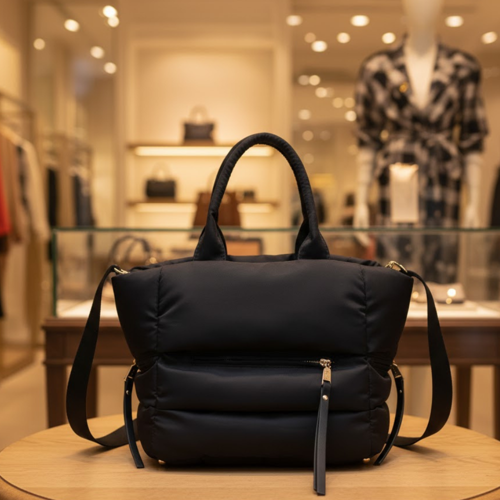 Women's Handbags: SoHo Puffer Tote | Manhattan Chic Collection BYMANYC ® New York - BYMANYC ® New York  