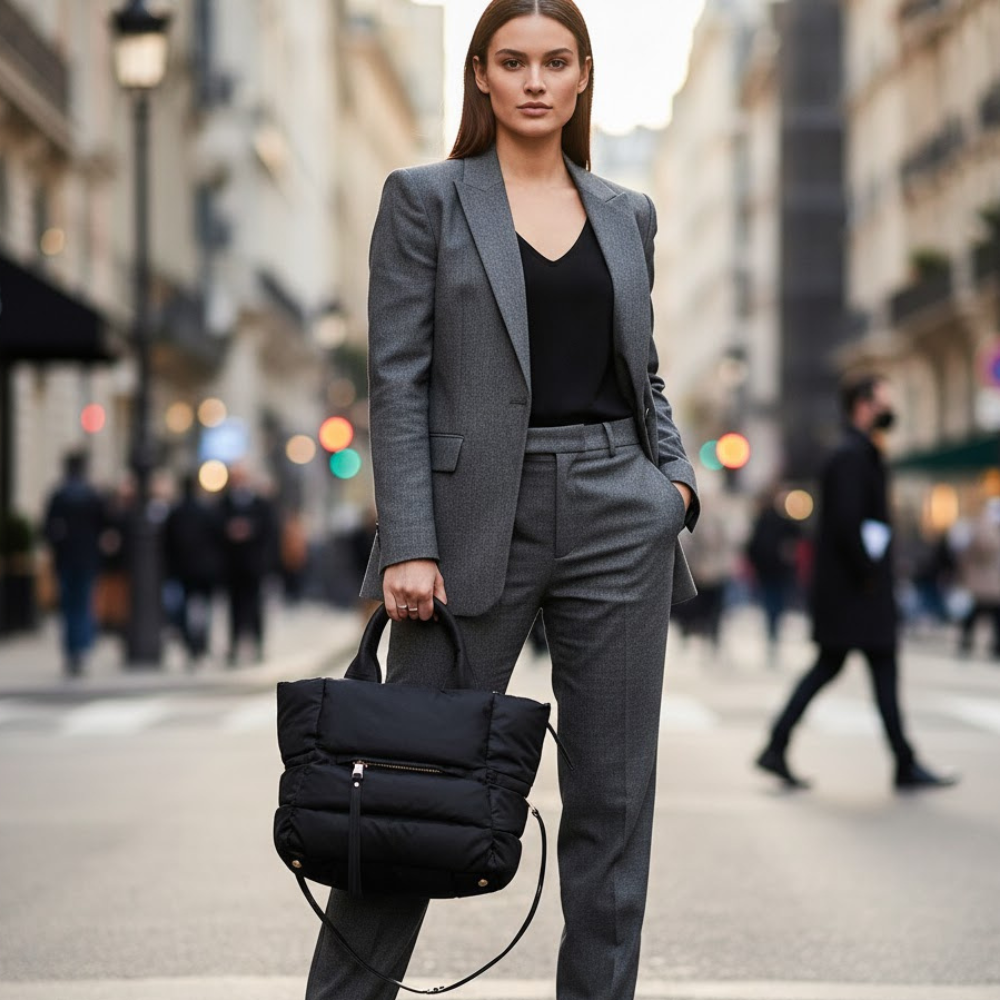 Women's Handbags: SoHo Puffer Tote | Manhattan Chic Collection BYMANYC ® New York - BYMANYC ® New York  