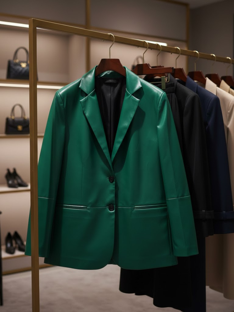  Women's Jacket VEGAN CARNEGIE HILL Prêt-à-Porter Colecction BYMANYC ® New York  NYC Wholesale Boutique Inventory - No MOQ & Ready to Ship
