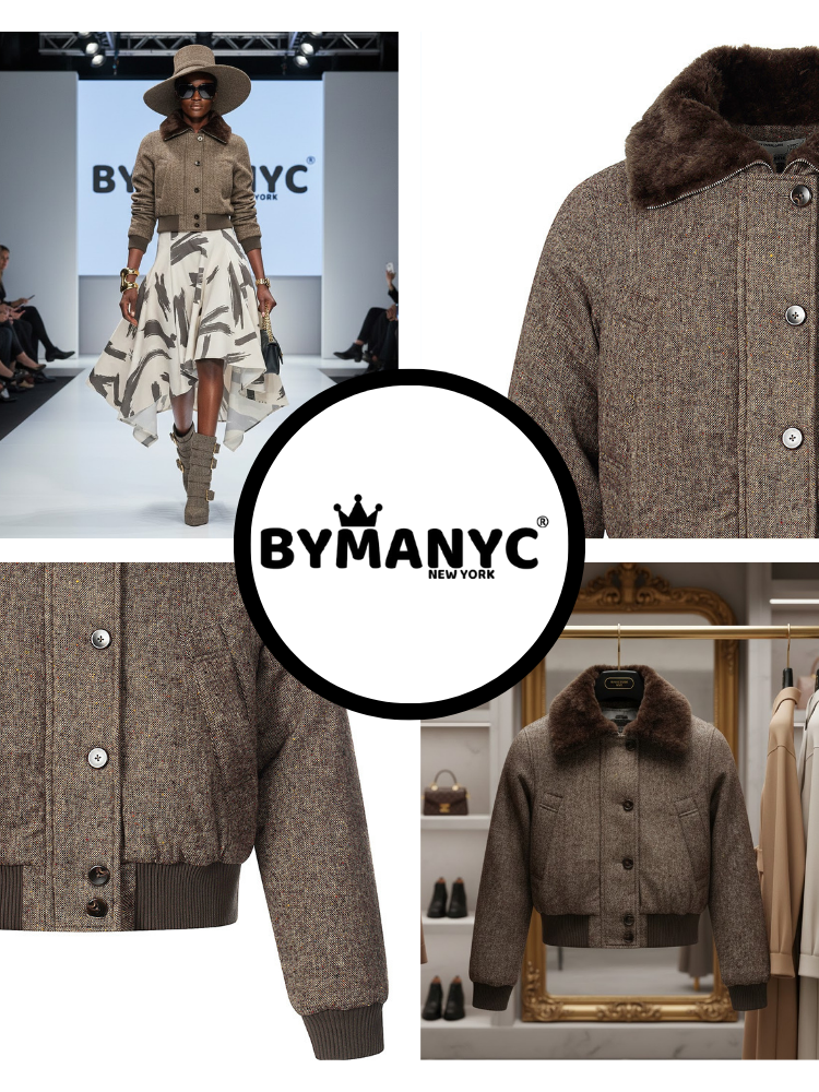  Women's Jacket VEGAN MANHATTAN NYFW Colecction BYMANYC ® New York  NYC Wholesale Boutique Inventory - No MOQ & Ready to Ship