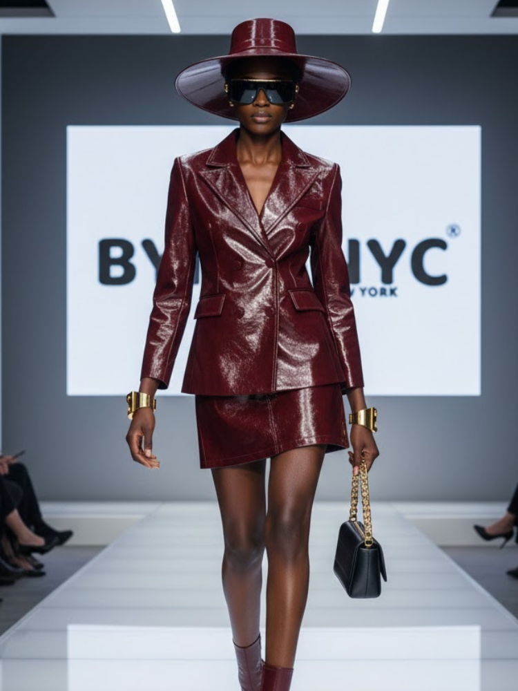  Women's Jacket VEGAN MURRAY HILL Prêt-à-Porter Colecction BYMANYC ® New York Set  NYC Wholesale Boutique Inventory - No MOQ & Ready to Ship