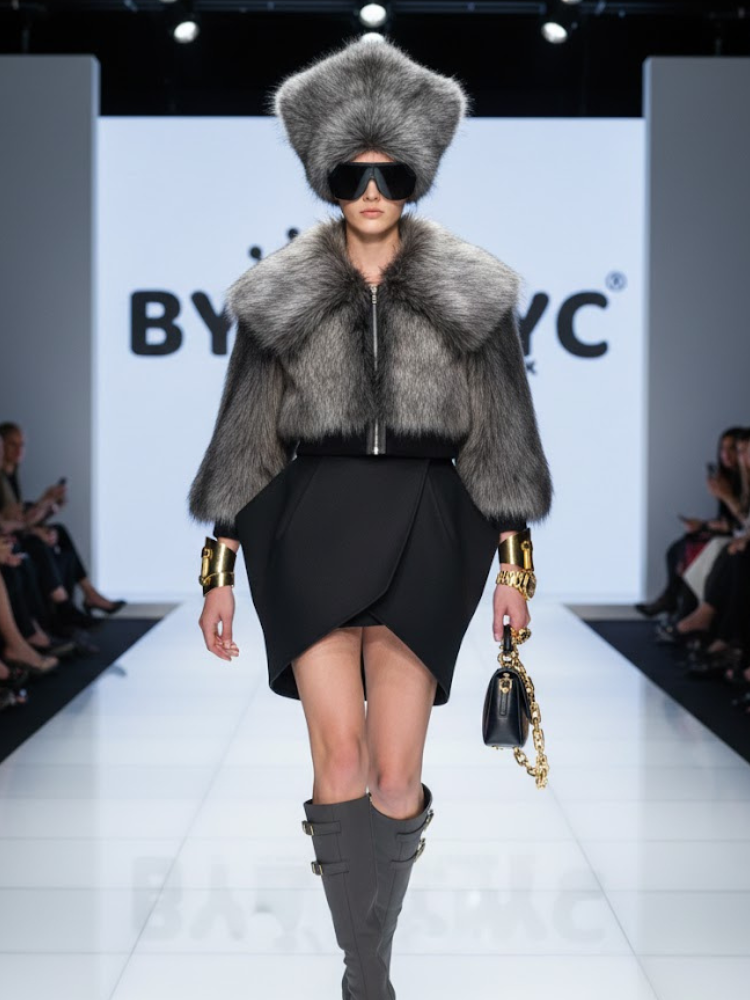 Women's Jacket VEGAN WALL STREET Prêt-à-Porter Colecction BYMANYC ® New York - BYMANYC ® New York  