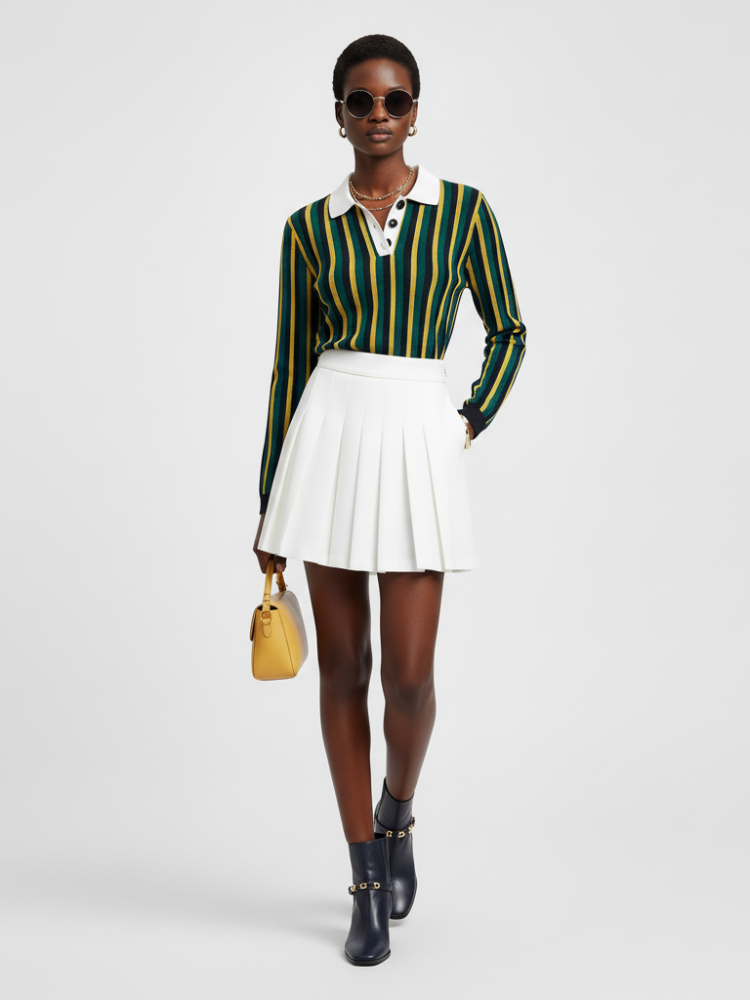 Women's Knit Polo DOWNTOWN ECO COUTURE BYMANYC ® New York - BYMANYC ® New York  