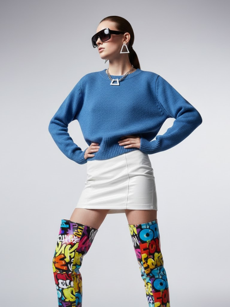 Women's Knit Sweater MIDTOWN NYFW New Colecction BYMANYC ® New York - BYMANYC ® New York  