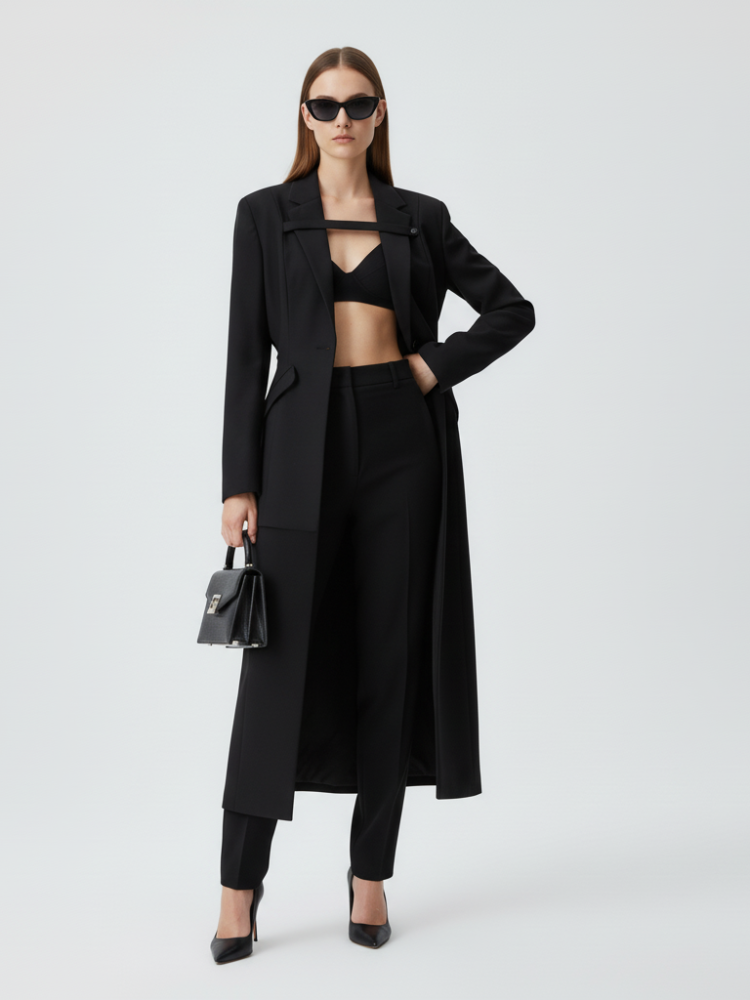  Women's Long Jacket DUMBO COUTURE BYMANYC ® New York  NYC Wholesale Boutique Inventory - No MOQ & Ready to Ship