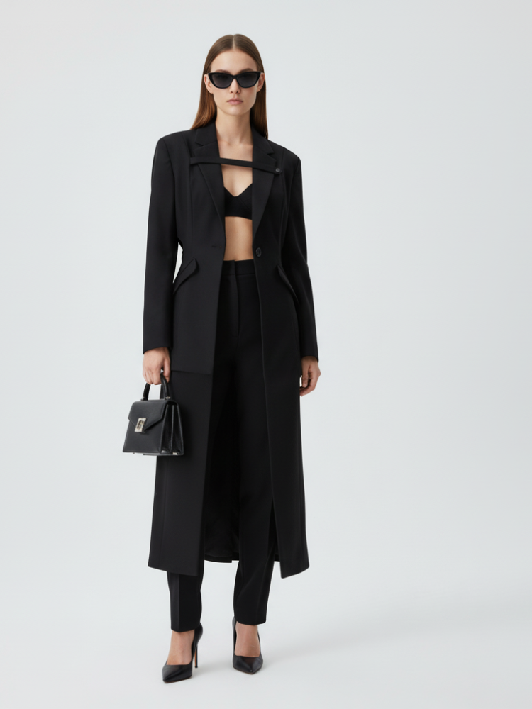 Women's Long Jacket DUMBO COUTURE BYMANYC ® New York  NYC Wholesale Boutique Inventory - No MOQ & Ready to Ship