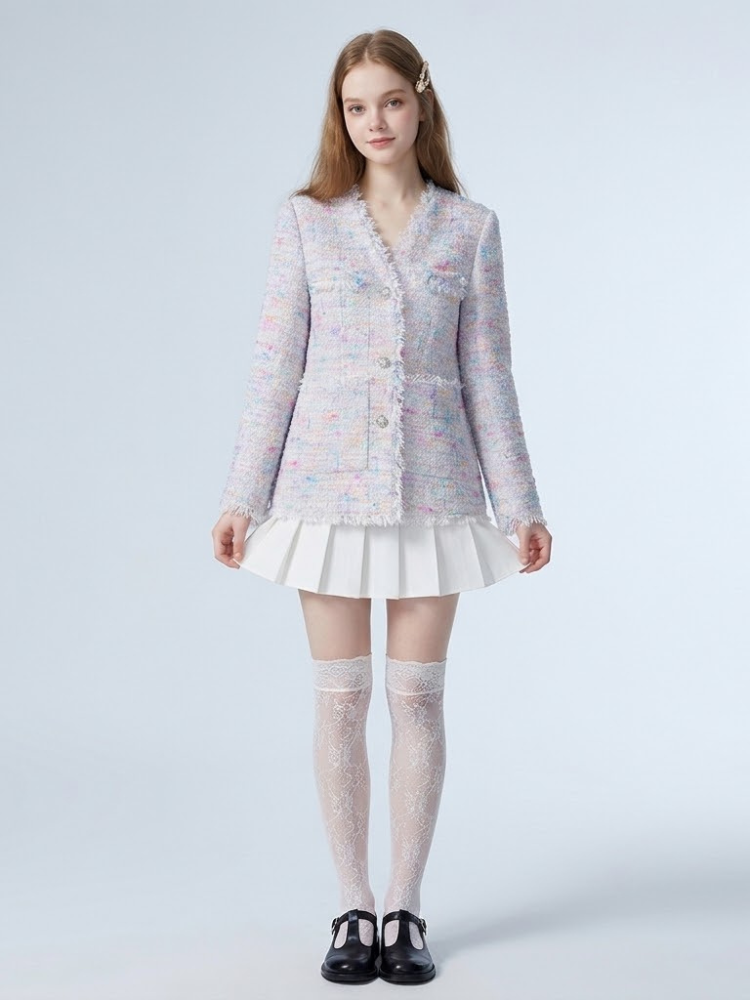  Women's Luxury Plaid Blazer UPPER EAST New Collection Prêt-à-Porter BYMANYC ® New York  NYC Wholesale Boutique Inventory - No MOQ & Ready to Ship