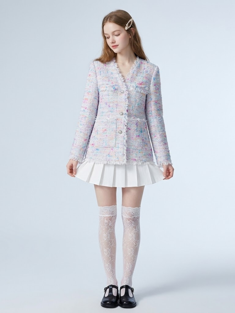  Women's Luxury Plaid Blazer UPPER EAST New Collection Prêt-à-Porter BYMANYC ® New York  NYC Wholesale Boutique Inventory - No MOQ & Ready to Ship