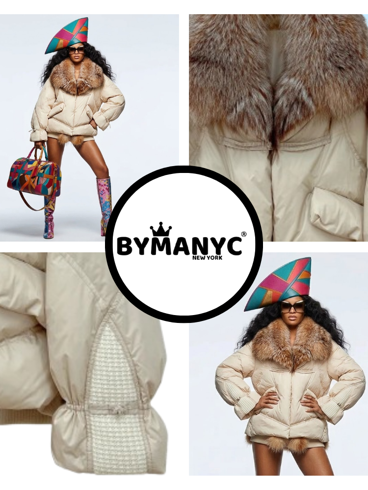  Women's Luxury Puffer Jacket ASPEN CHIC New Collection Prêt-à-Porter BYMANYC ® New York  NYC Wholesale Boutique Inventory - No MOQ & Ready to Ship