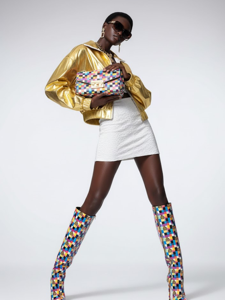 Women's Metallic Bomber Jacket TRIBECA New Collection Couture in Manhattan BYMANYC ® New York - BYMANYC ® New York  