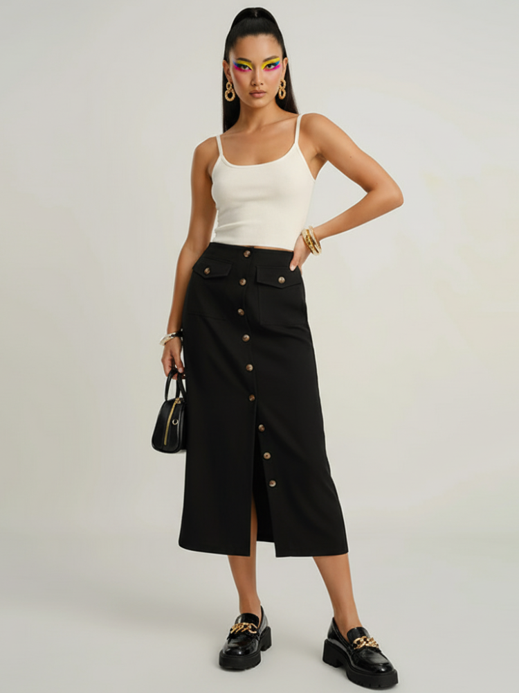  Women's Midi Skirt SOHO COUTURE BYMANYC ® New York  NYC Wholesale Boutique Inventory - No MOQ & Ready to Ship