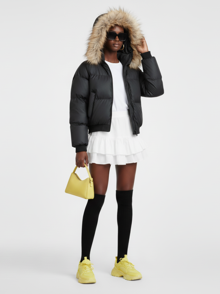 Women's Puffer Jacket BROOKLYN ECO COUTURE BYMANYC ® New York - BYMANYC ® New York  