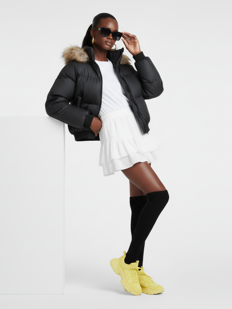 Women's Puffer Jacket BROOKLYN ECO COUTURE BYMANYC ® New York - BYMANYC ® New York  