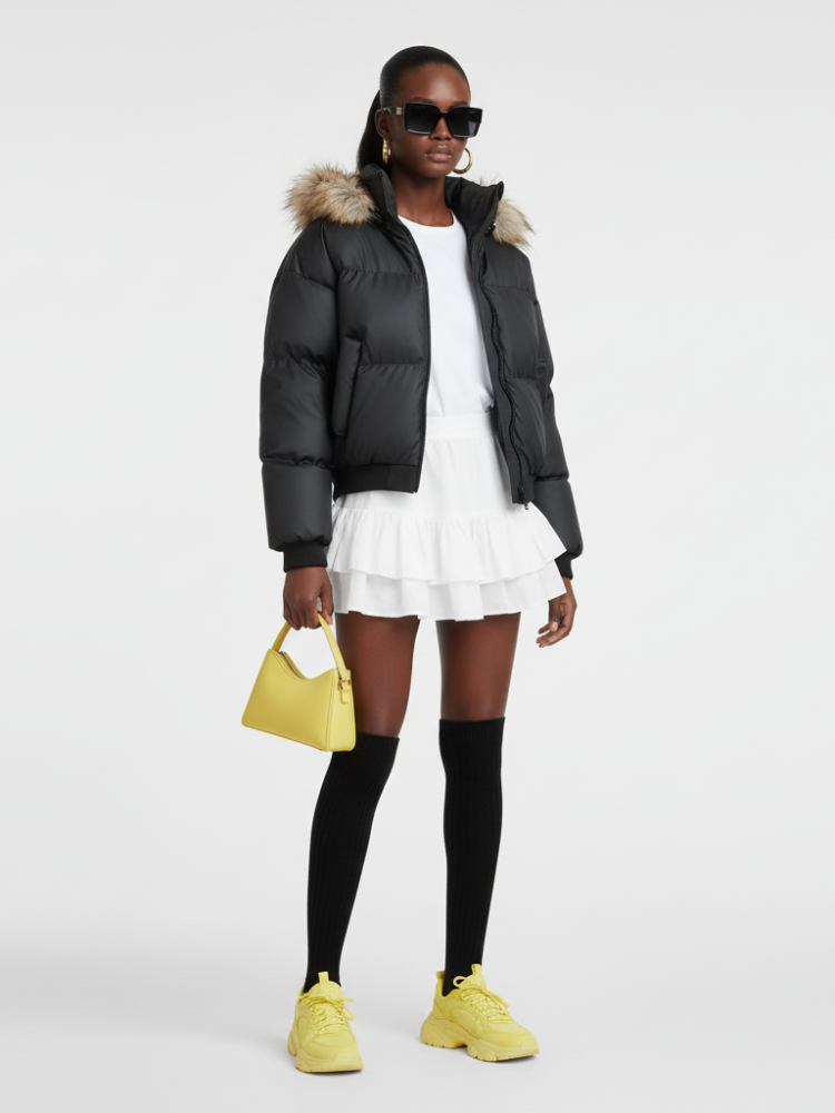 Women's Puffer Jacket BROOKLYN ECO COUTURE BYMANYC ® New York - BYMANYC ® New York  