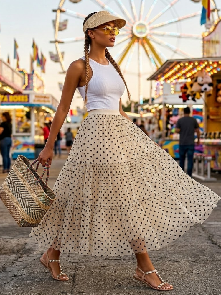  Women's Skirt CHELSEA Ruffle Dream Collection - Los Angeles BYMANYC New York  NYC Wholesale Boutique Inventory - No MOQ & Ready to Ship