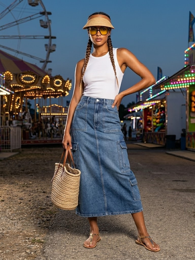  Women's Skirt TRIBECA Pleated Stardust Collection - Los Angeles BYMANYC New York  NYC Wholesale Boutique Inventory - No MOQ & Ready to Ship