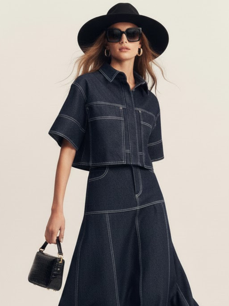 Women's Skirt and Jacket Set CHELSEA NYFW New Colecction BYMANYC ® New York - BYMANYC ® New York  