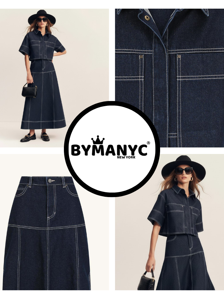  Women's Skirt and Jacket Set CHELSEA NYFW New Colecction BYMANYC ® New York  NYC Wholesale Boutique Inventory - No MOQ & Ready to Ship