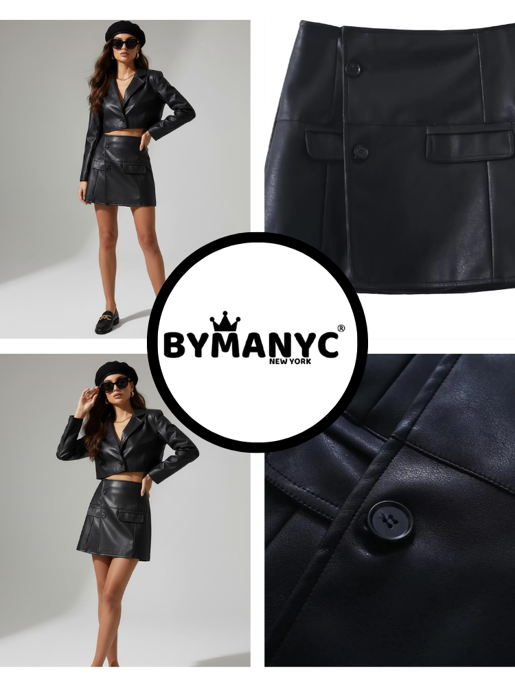  Women's Skirt and Jacket Set HARLEM NYFW New Colecction BYMANYC ® New York  NYC Wholesale Boutique Inventory - No MOQ & Ready to Ship
