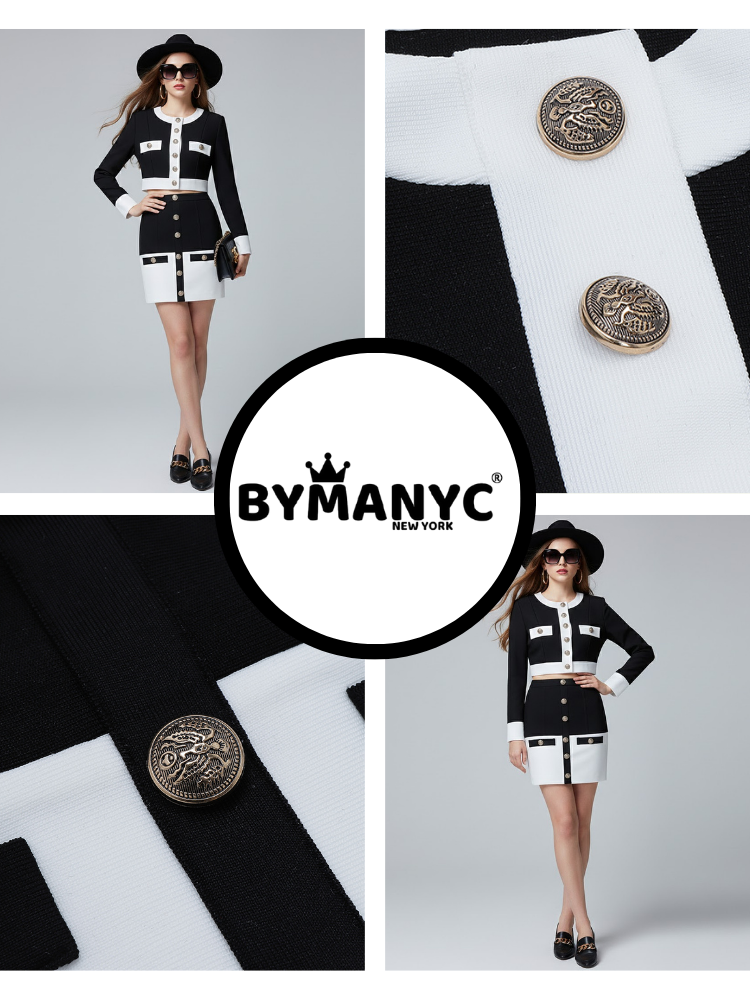  Women's Skirt and Jacket Set TRIBECA NYFW New Colecction BYMANYC ® New York  NYC Wholesale Boutique Inventory - No MOQ & Ready to Ship