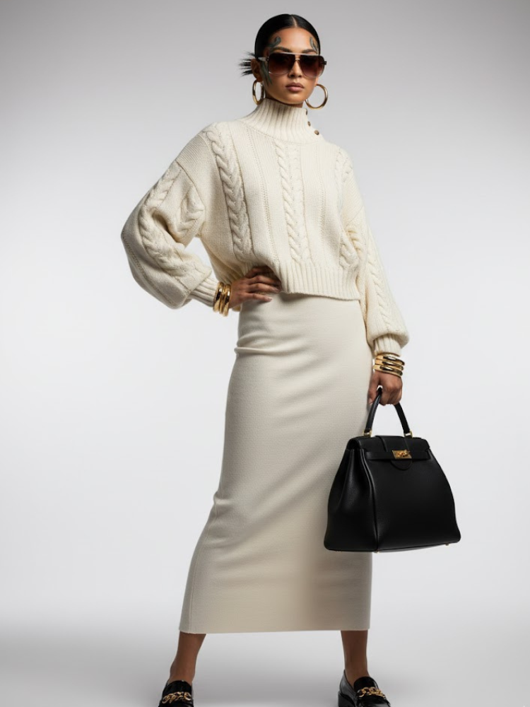 Women's Eco Knitwear CARNEGIE HILL NY CITY Collection BYMANYC ® New York