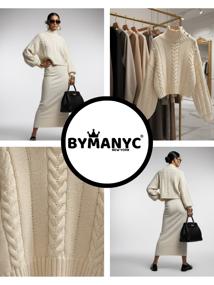 Women's Eco Knitwear CARNEGIE HILL NY CITY Collection BYMANYC ® New York