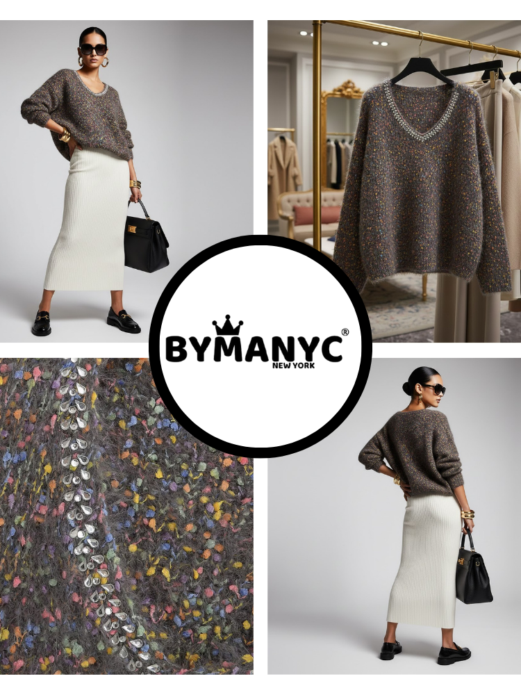 Women's Eco Knitwear HUNTS POINT NY CITY Collection BYMANYC ® New York