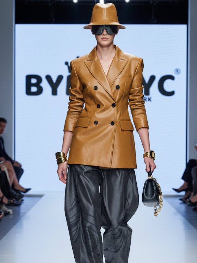 Women's Jacket VEGAN COLUMBUS CIRCLE Prêt-à-Porter Colecction BYMANYC ® New York