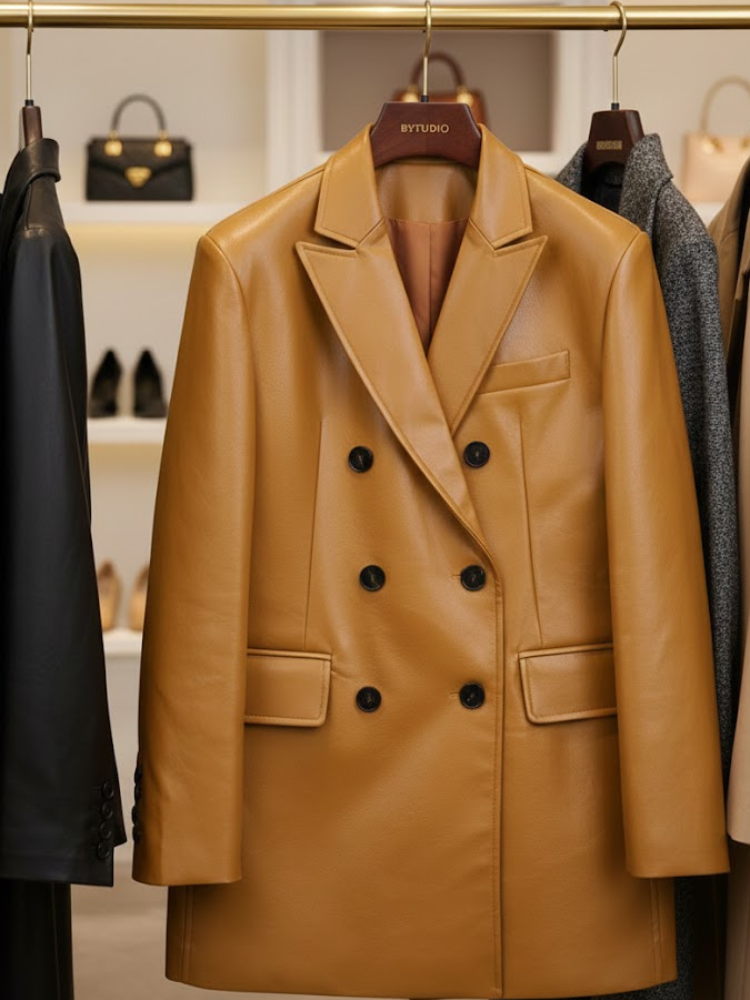 Women's Jacket VEGAN COLUMBUS CIRCLE Prêt-à-Porter Colecction BYMANYC ® New York