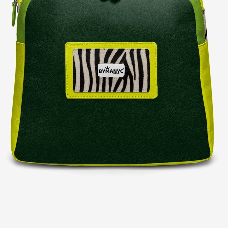  Zebra Jungle Backpack by BYMANYC ® New York – Handmade Vegan Luxury  NYC Wholesale Boutique Inventory - No MOQ & Ready to Ship