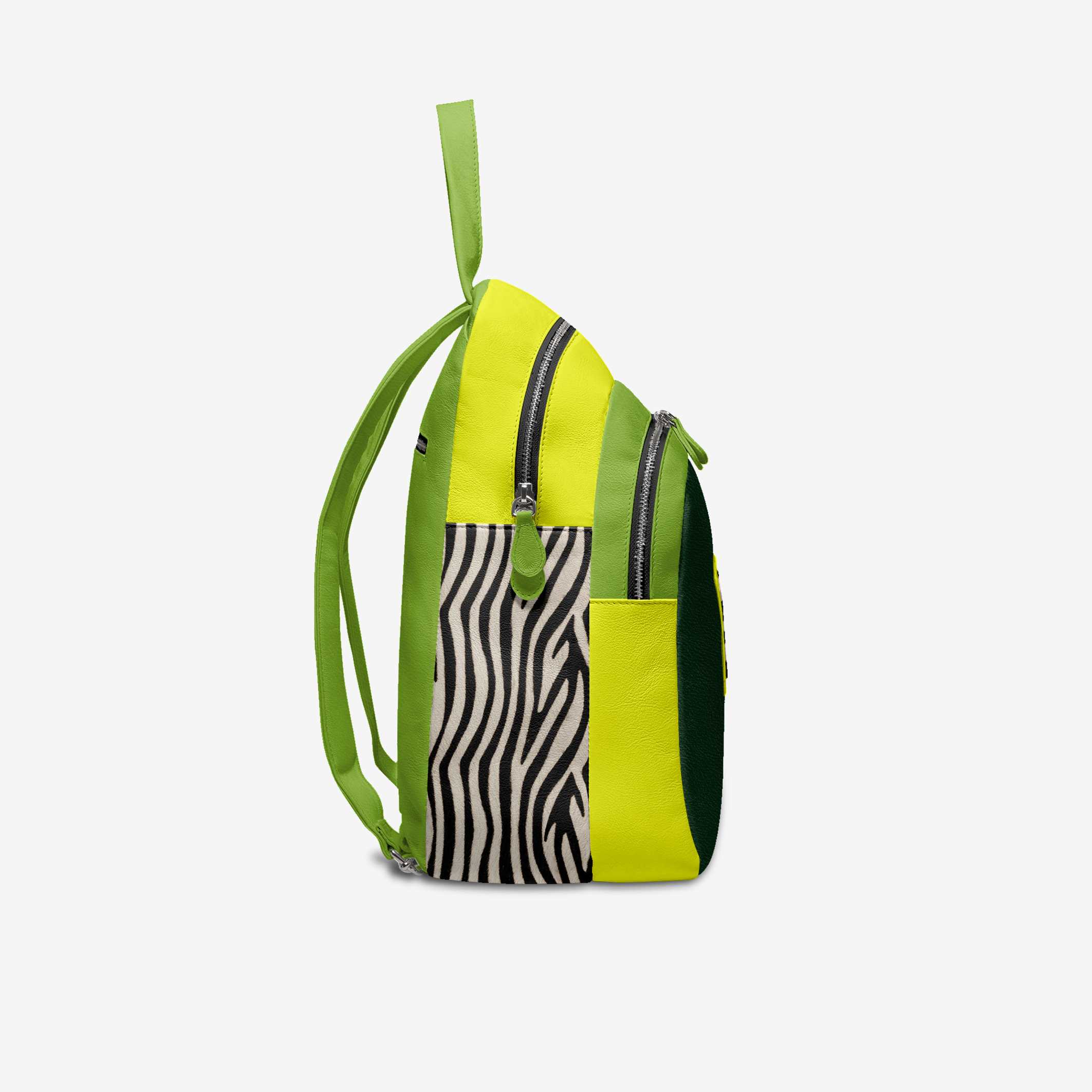  Zebra Jungle Backpack by BYMANYC ® New York – Handmade Vegan Luxury  NYC Wholesale Boutique Inventory - No MOQ & Ready to Ship